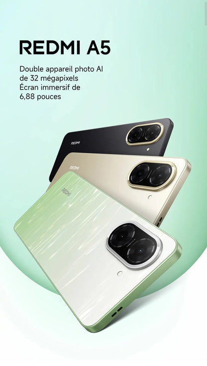 Redmi A5 128GB – Rapide, Fiable et Puissant pour le Quotidie