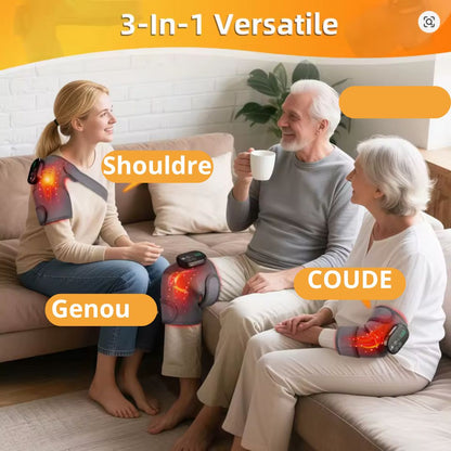 Masseur Portable Sans Fil — Soulagement Rapide pour Genoux, Jambes & Pieds 🔥🦵