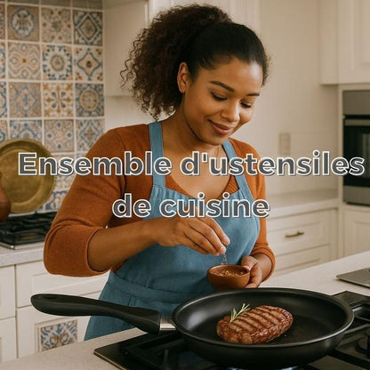 🍳 Batterie de Cuisine 13 Pièces – Marmites, Poêles & Couvercles | Édition Nouveauté 2026