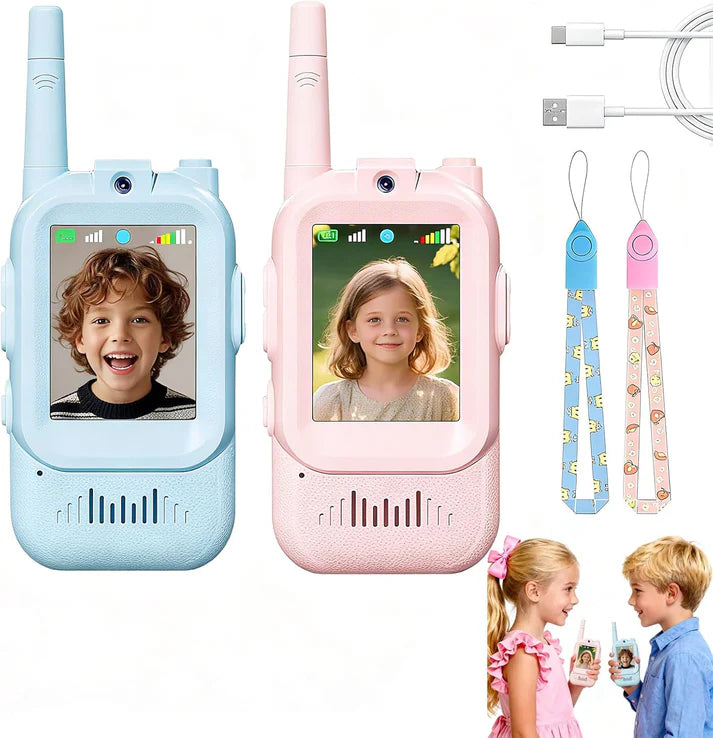 🎉 Talkie-Walkie Vidéo pour Enfants – Communiquer, Jouer et S’amuser !