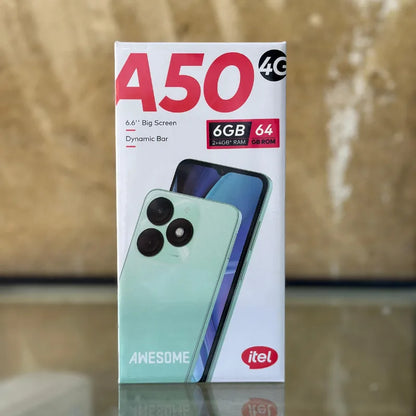 Itel A50 – Puissant, Fiable et Abordable (64GB + Batterie 5000mAh)