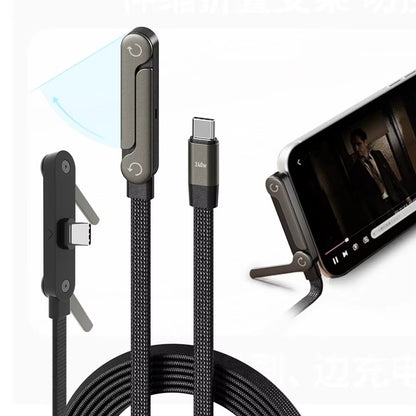 Câble de recharge Type C ultra-rapide 240 W avec support