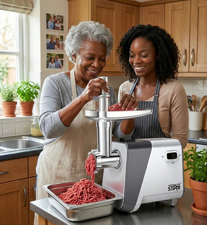 Hachoir Électrique Multifonction – Mixeur & Robot de Cuisine Compact