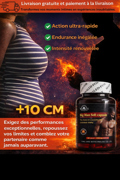 BIG MAN SOFT CAPSULE™ – Puissance & Confiance Masculine