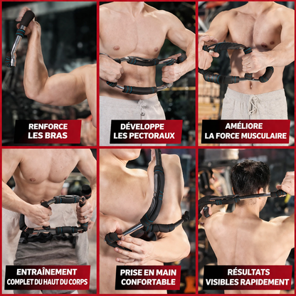 TRANSFORMEZ VOTRE CORPS À DOMICILE AVEC LA BARRE LESTÉE RÉGLABLE !
