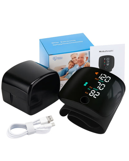🩺 Tensiomètre de Poignet Rechargeable – Suivi Facile de votre Tension